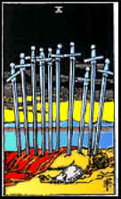 Arcano menor 10 de Espada